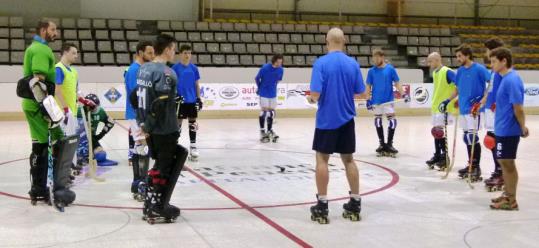 Entrenament del CP Vilafranca. Eix