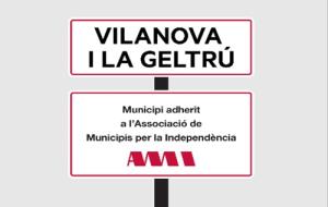 ERC vol que s'instal·lin rètols d'adhesió a l'AMI a les entrades de Vilanova i la Geltrú. ERC