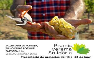 Es creen els Premis Verema Solidària per combatre la pobresa i l’exclusió social. EIX
