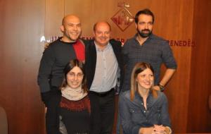 Es presenten els nous  Administradors de la Festa Major de Vilafranca. Ajuntament de Vilafranca