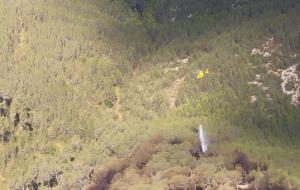 Estabilitzat l'incendi forestal d'Olivella