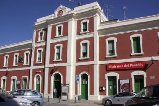 Estació de trens de Vilafranca del Penedès. ACN/ Gemma Sànchez