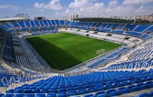 Estadi de La Rosaleda. Eix