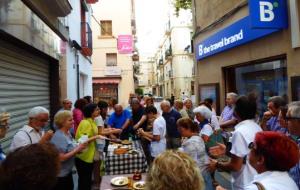 Excelent acollida del primer itinerari dedicat a l’escriptor i editor Ramon Ramon i Vidales. Arxiu Comarcal