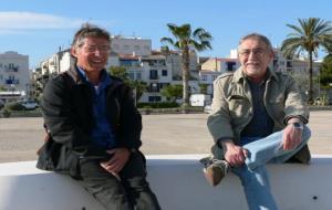 Fèlix Senabre i Carles Andreu, portaveus de l'AV Barri de Mar. Meritxell Bayarri