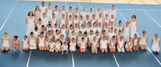 Festival de Fi de curs del Club Rítmica El Vendrell. Eix