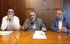 Francisco Romero, Pere Regull i Aureli Ruiz. Roger Vives