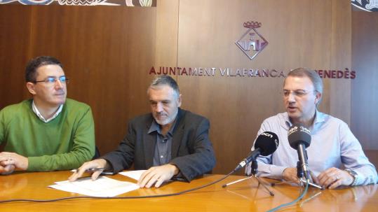 Francisco Romero, Pere Regull i Aureli Ruiz. Roger Vives