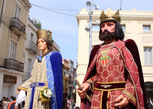 Gegants de Sant Sadurní. Eix