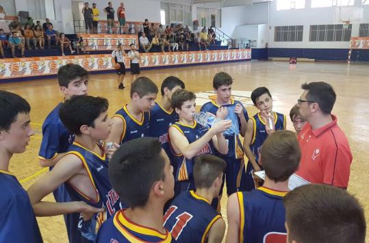 Gerard Gutiérrez i Àlex Barlett amb la selecció catalana. Eix