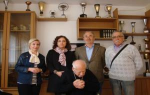 Homenatge institucional a un avi centenari de Vilafranca. Ajuntament de Vilafranca