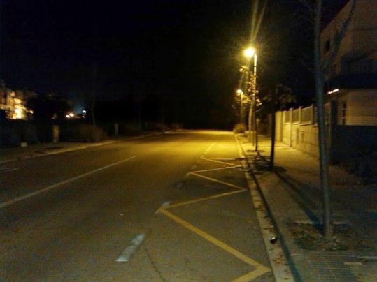 il·luminació del carrer Ramon Llull. Eix