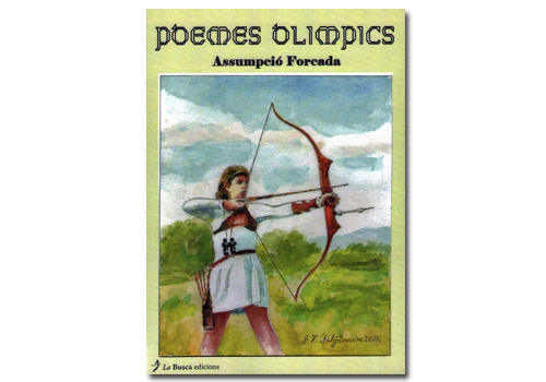 Imatge coberta 'Poemes olímpics', d'Assumpció Forcada. Eix