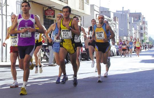 Imatge d'arxiu de la Mitja Marató de l'Espirall-Vilafranca. Eix