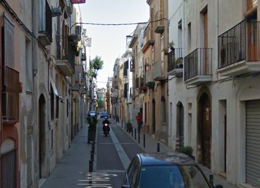 Imatge d'arxiu del carrer Correu. Google Street View