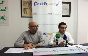 Imatge de la roda de premsa de CDC. Eix