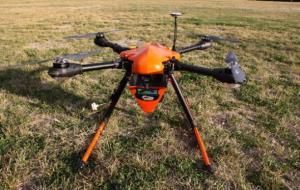 Imatge del dron creat per ASCANT per combatre l'escarabat morrut