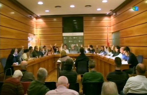 Imatge del ple de març del Vendrell. Eix