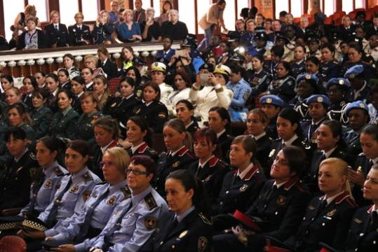 Imatge general de les participants en el 54è Congrés de l’Associació Internacional de Dones Policia . ACN