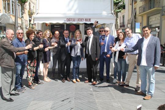 Inauguració de la fira Temps de Vi. Ajuntament de Vilanova