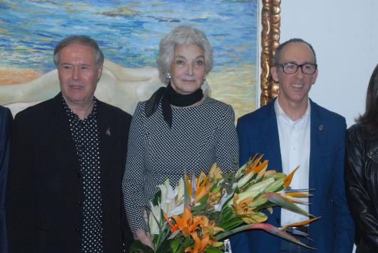 Inauguració de l’exposició “Dones” de Lluïsa Sallent, a l’Edifici Miramar. Ajuntament de Sitges