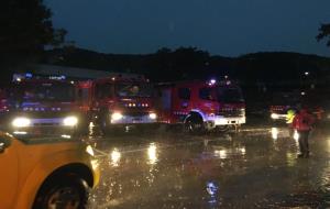 Incendi forestal a Olivella