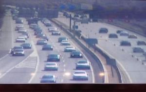 Ja han tornat el 45% dels vehicles previstos en l'operació tornada de Sant Joan. Trànsit