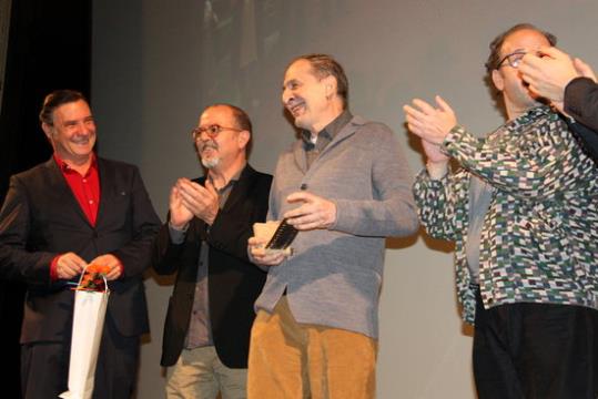 Josep Maria Benet i Jornet rep el premi honorífic del Most 2016. ACN