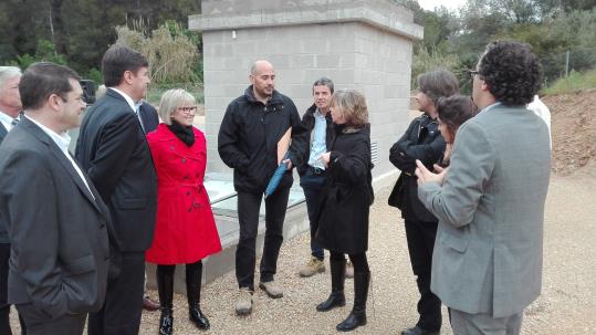 La consellera de Governació inaugura la depuradora de Bonastre. CC Baix Penedès