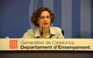 La consellera d'Ensenyament, Meritxell Ruiz. ACN