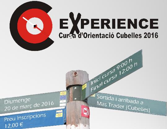 La Cubelles Orienteering Experience . Eix