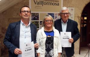 La Fundació Vallformosa fa l’acte d’entrega dels 21.221€ recaptats al 8è Sopar Solidari a l’Institut Català d’Oncologia i a Ampert. EIX