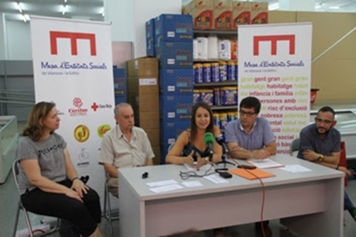 La Mesa d'Entitats Socials prepara un recapte de productes d'higiene a l'octubre. Ajuntament de Vilanova