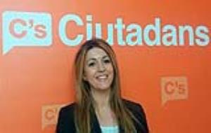 La portaveu de Ciutadans (C's) a Cunit, Esther Otero. Eix