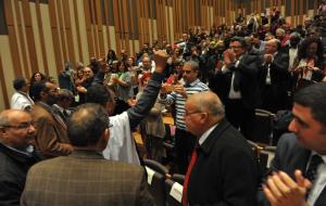 La primera jornada de la Conferència Europea de Suport al Sàhara, EUCOC0 2016, que s’està celebrant a Vilanova i la Geltrú