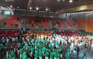 La primera jornada del Concurs de Castells es trasllada avui al pavelló Sant Jordi de Torredembarra. Concurs de Castells