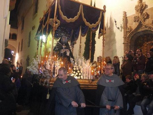 La Processó del Silenci, de Divendres Sant, acte central de la Setmana Santa. Ajuntament de Sitges