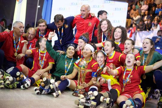 La Selecció Espanyola Femenina Campiona del Mon a Xile. Marcello Bulgarelli-FIRS