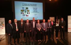 La V Trobada del Fòrum Mundial de Cooperatives Vitivinícoles que s'ha celebrat els darrers dies a Vilafranca del Penedès. CEVIPE