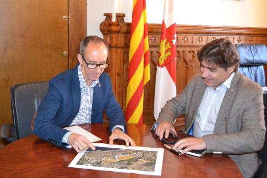 L’alcalde de Sitges i el delegat del govern de la Generalitat s’han trobat aquest matí. Ajuntament de Sitges