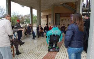 L’alcaldessa de Sant Pere de Ribes, Abigail Garrido, s’ha trobat amb els veïns i veïnes de les Roquetes. Ajt Sant Pere de Ribes