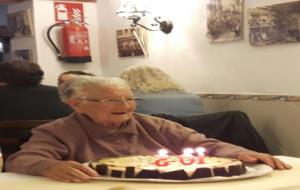 L'àvia més longeva de l'Arboç, Amèlia Guardià Andreu, celebra el seu 105 aniversari. Ivan Batlle Ventura