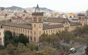 L'edifici central de la Universitat de Barcelona. UB