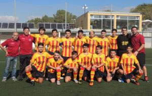 L'equip cadet de la Penya Jove Les Roquetes