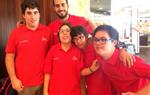 L’equip de Junts en Acció de Vela/ Club Nàutic Vng. Eix