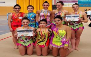 Les gimnastes del CR Vilafranca