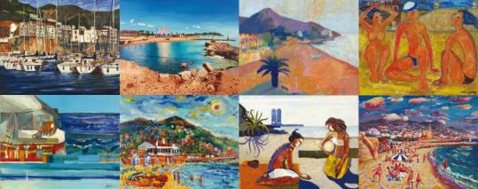 Les platges de Sitges, sota la mirada de vint pintors. EIX