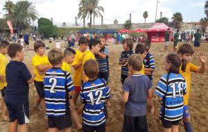 L’escola del Nova Olivella al torneig de rugbi platja de la Mercè