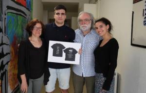L'estudiant Sergi Mata guanya el concurs i dissenyarà la samarreta oficial del Vijazz. EIX