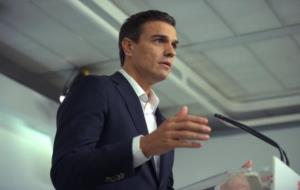 L'ex secretari general del PSOE, Pedro Sánchez. ACN